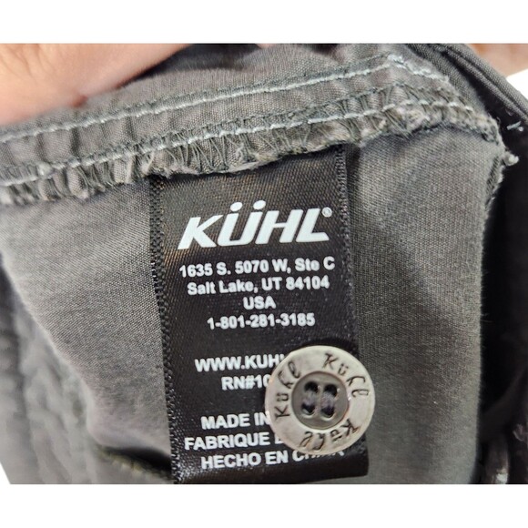 KUHL Pants Womens 14 Regular Green Convertible Hiking Roll Up Capris Pants - Picture 12 of 12